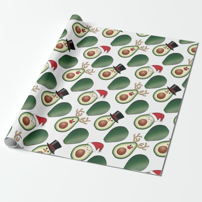 Julen Avocado Frosty, Rudolph och Santa Presentpapper (Utrullad)