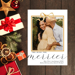 Julen blir än gladare - Graviditetsannonsering