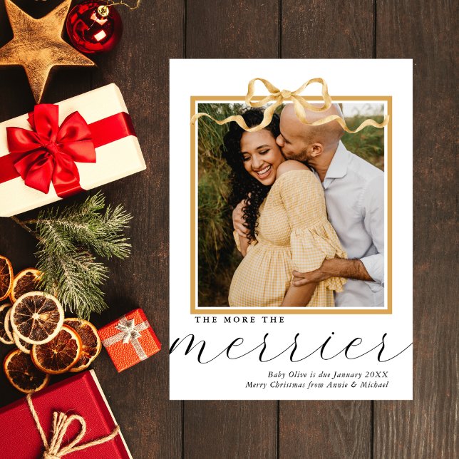 Julen blir än gladare - Graviditetsannonsering (Skapare uppladdad)