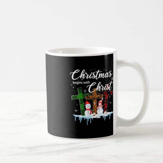 Julen börjar med Julafton-gåvor från Kristus Costu Kaffemugg (Höger)
