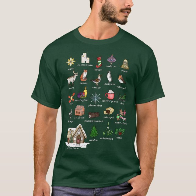 Julen Christmas T Shirt (Framsida)
