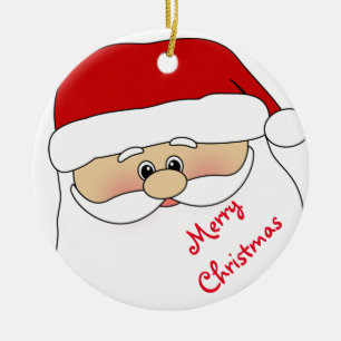 Julen cirklar prydnaden/jultomten julgransprydnad keramik