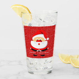 Julen Cute Jultomten och snö Glaskopp