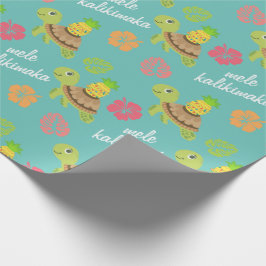 Julen Cute Sea Turtle Presentpapper