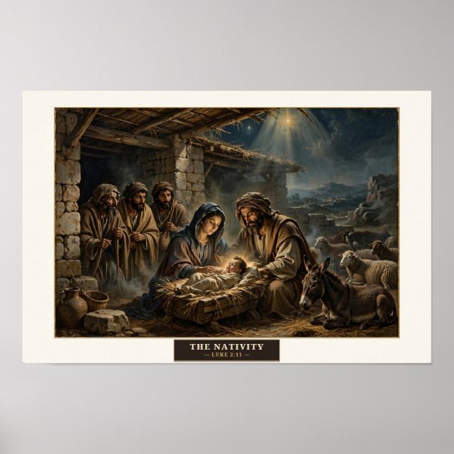 Julen — Da Vinci Stil Affisch (Framsidan)