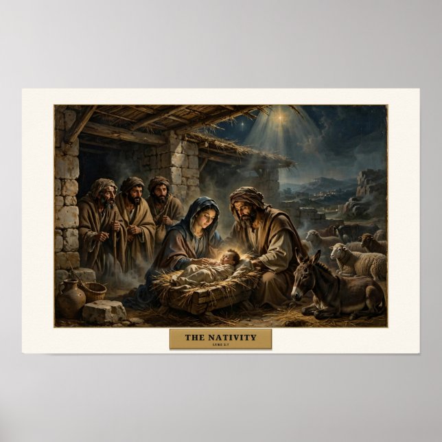 Julen — Da Vincis stil Poster (Framsidan)