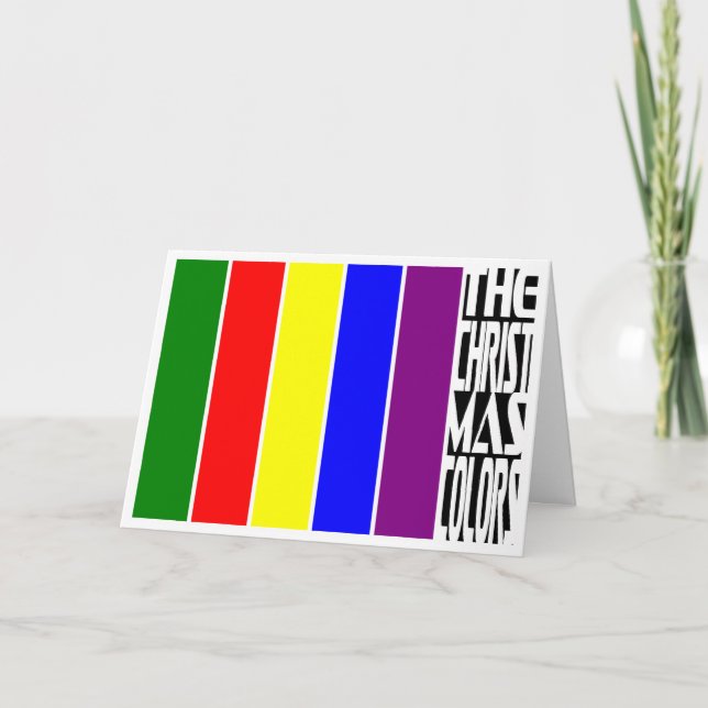 JULEN FÄRGAR… HELGKORT (Framsida)