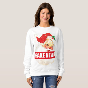 Julen fejkar tröjan för den nyheternaSanta jumpe T-shirt