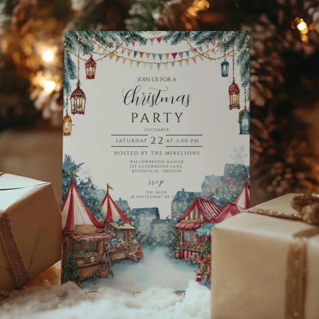 Julen för den festliga vinterbyn (Skapare uppladdad)