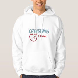 Julen från tomten är oundviklig hoodie