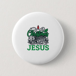 Julen handlar om Jesus-design Knapp