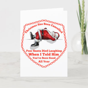 Julen har ställts in helgkort