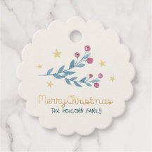 Julen helgdag Berries och Stars Guld