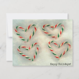 Julen Helgdag i Candy cane hörs på Real Snö Kort
