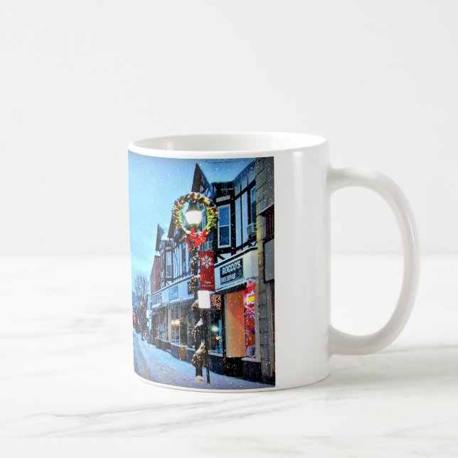 Julen i byn av Suffern planlägger #2 Kaffemugg (Höger)