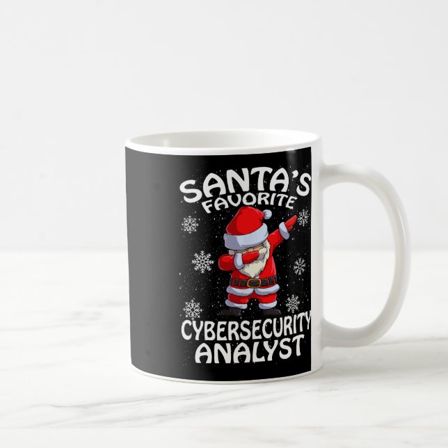 Julen i Favorite Cyber Security Analyst Kaffemugg (Höger)