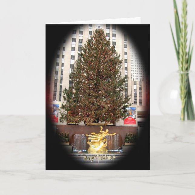Julen i New York Helgkort (Framsida)