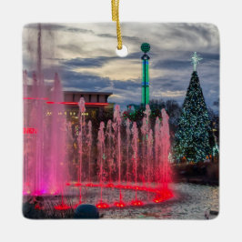 Julen i Pigeon Forge Julgransprydnad Keramik