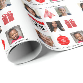 Julen ICON FOTOCOLLAGE Present Modern Presentpapper