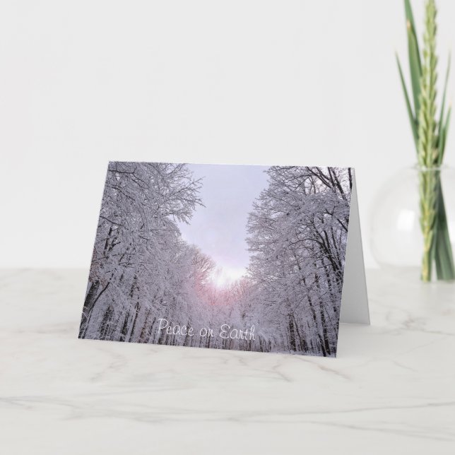 Julen Julhälsningar kort (Framsida)