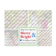 Julen Julhälsningar kortet med beställnings- foto