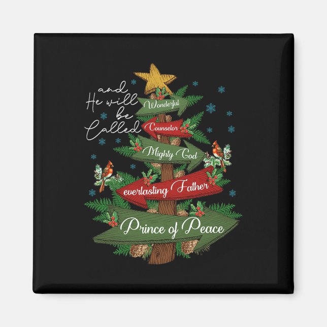 Julen kommer att kallas underbart.. magnet (Framsidan)