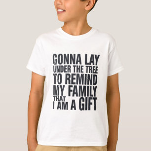 Julen kommer att ligga under trädet Xmas Familj T Shirt