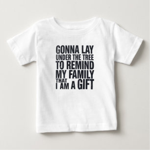 Julen kommer att ligga under trädet Xmas Familj  T Shirt