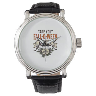 Julen Kristi Fall-O-Ween Jesus Vintage Gravyr T-Sh Armbandsur