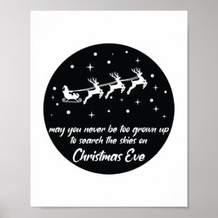 Julen Kväll ska aldrig bli för grov i Himlar Poster