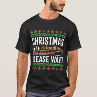 Julen Laddar Rolig Högtid T Shirt