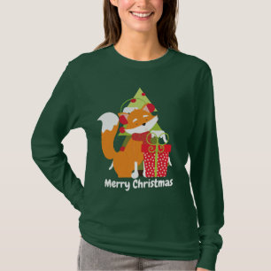 Julen lurar, och träd tillfogar meddelandekvinna t shirt