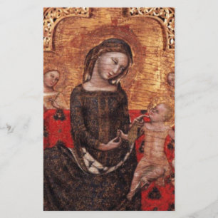 JULEN - MADONNA AV ÖDMJUKHET BREVPAPPER
