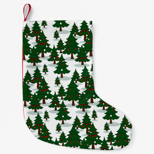 Julen Mönster 9 - julklapp Liten Julstrumpa (Framsidan)