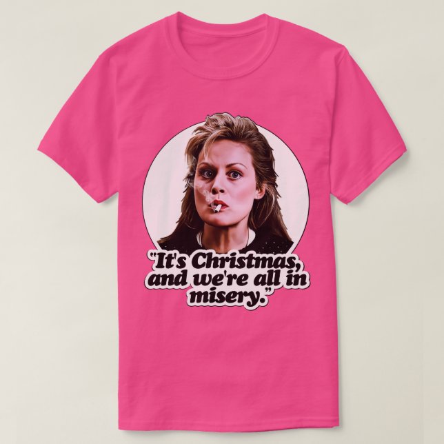 Julen och alla var missnöjda t shirt (Design framsida)