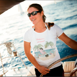 Julen på Beach är fortfarande jul T-Shirt