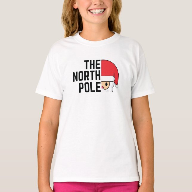 Julen på Nordpolen T Shirt (Framsida)