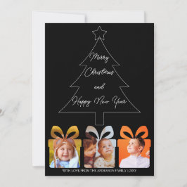 Julen Photo Black & White - unikt modernt merry