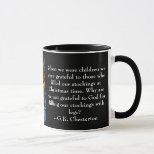 Julen rånar med det G.K. Chesterton Mugg