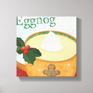 Julen rånar med Eggnog Canvastryck