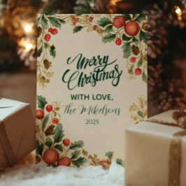 Julen Rustic Holly Pomegranate