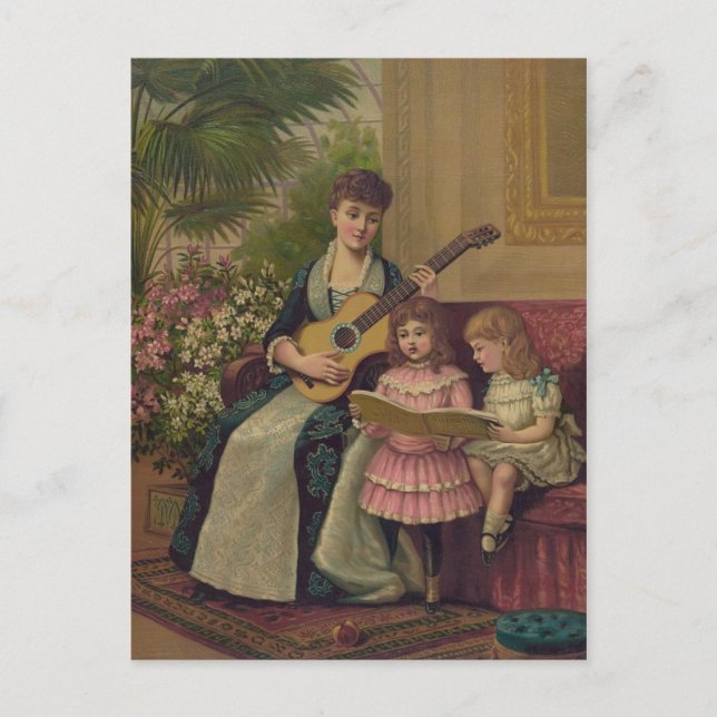 Julen Sång Helg Vykort (Framsida)