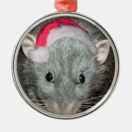 Julen Santa Dumbo råtta Julgransprydnad Metall