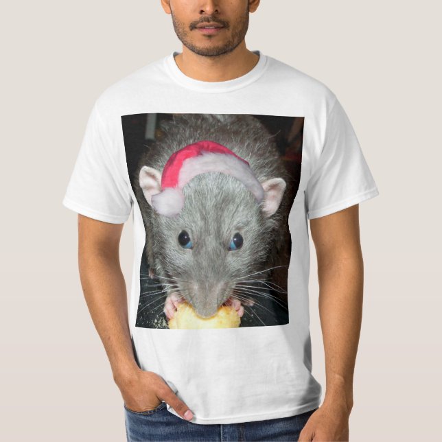 Julen Santa Dumbo råtta T-shirt (Framsida)