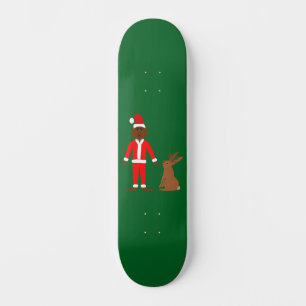 Julen Santa Sasquatch och Jackalope Mini Skateboard Bräda 18,5 Cm