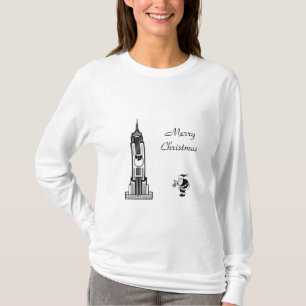 Julen Santa Vintage Stil New York City T Shirt