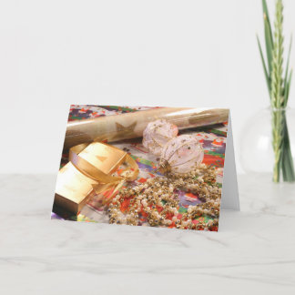 Julen slås in all upp! helgkort