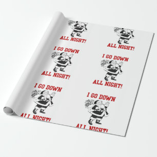Julen som Santa går, besegrar all rolig julafton Presentpapper
