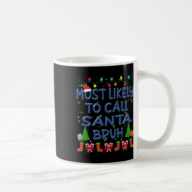 Julen som troligast kallar Santa Bruh-familjen Ki Kaffemugg (Höger)