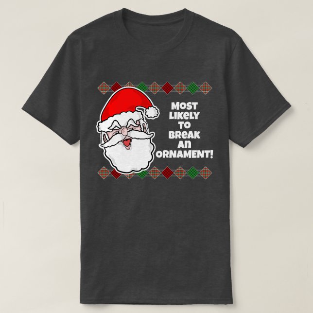 Julen som troligtvis.. Joke T-Shirt (Design framsida)